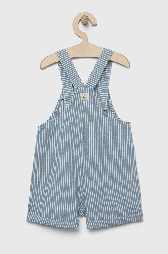 United Colors of Benetton salopeta reversibila pentru bebelusi 47PQAT00N.W.SEASONAL albastru SS23