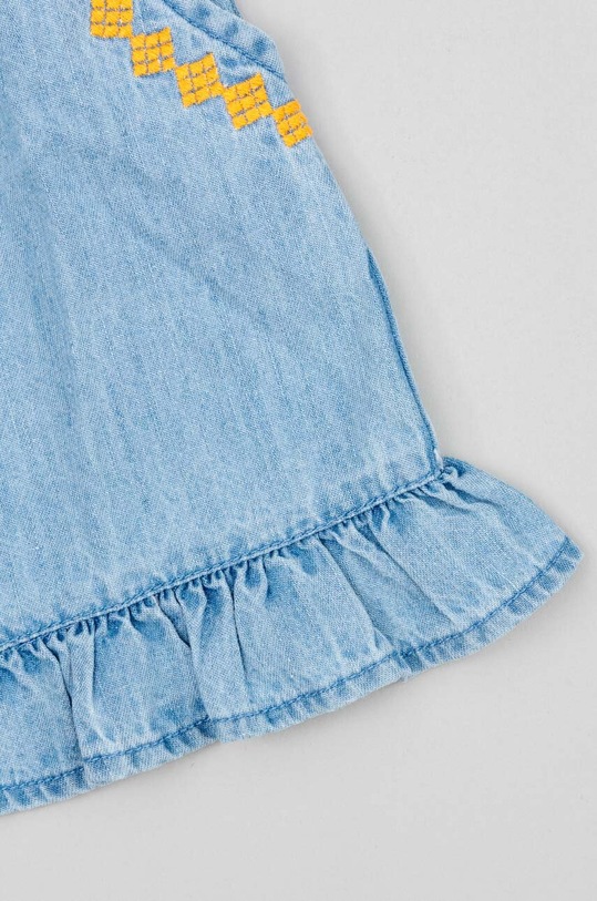 Dětský bavlněný overal zippy ZKGAP0502.23007 modrá