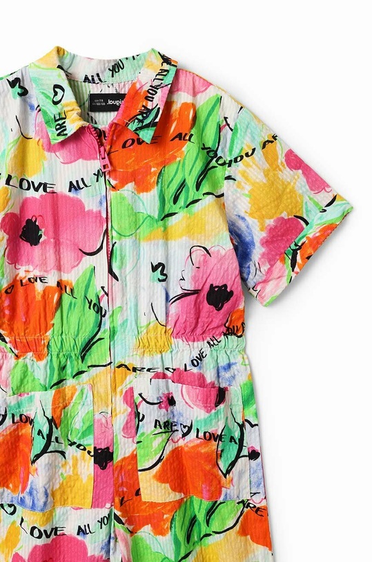 Dětský bavlněný overal Desigual 23SGPW04 vícebarevná SS23