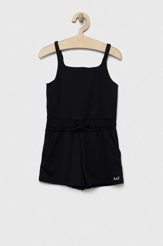 Abercrombie & Fitch salopeta copii pe curele negru KI259.3085