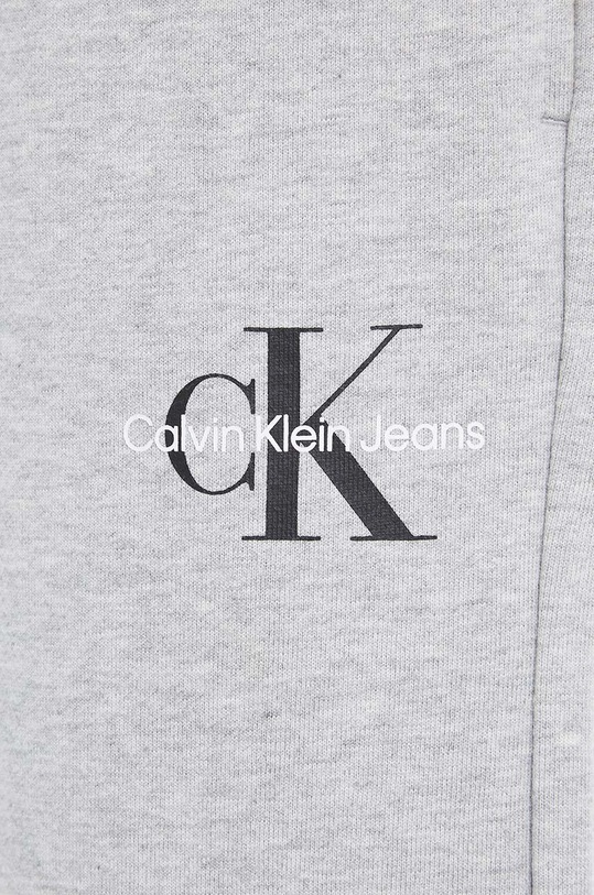 Calvin Klein Jeans spodnie dresowe bawełniane dziecięce szary IU0IU00285.PPYX