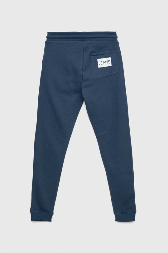 Παιδικό βαμβακερό παντελόνι Calvin Klein Jeans IU0IU00289.PPYX σκούρο μπλε SS23