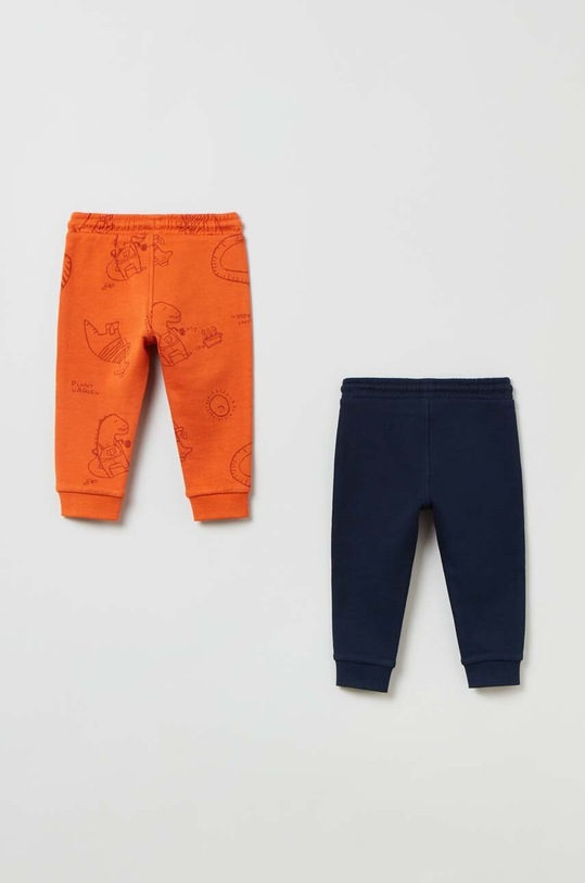 OVS spodnie dresowe bawełniane dziecięce 1699108.Boy.9.36months. pomarańczowy SS23