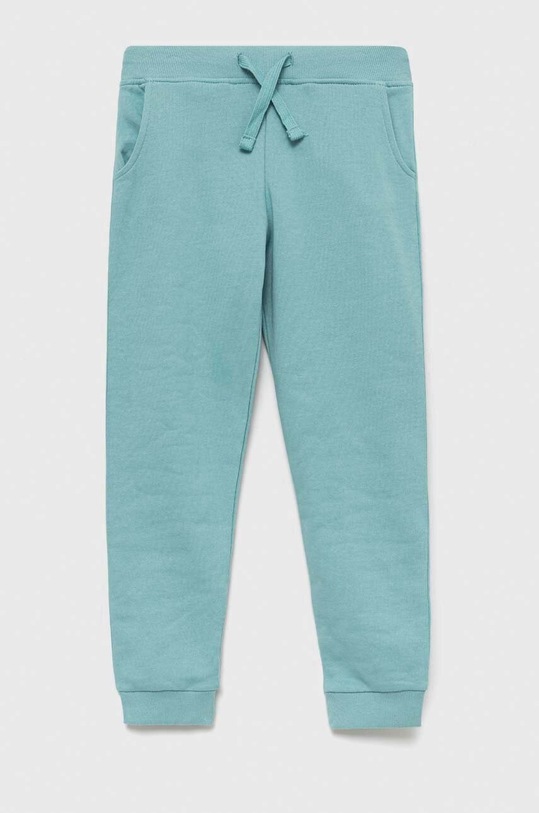Детские хлопковые штаны Guess хлопок бирюзовый N93Q17.KAUG0.PPYX
