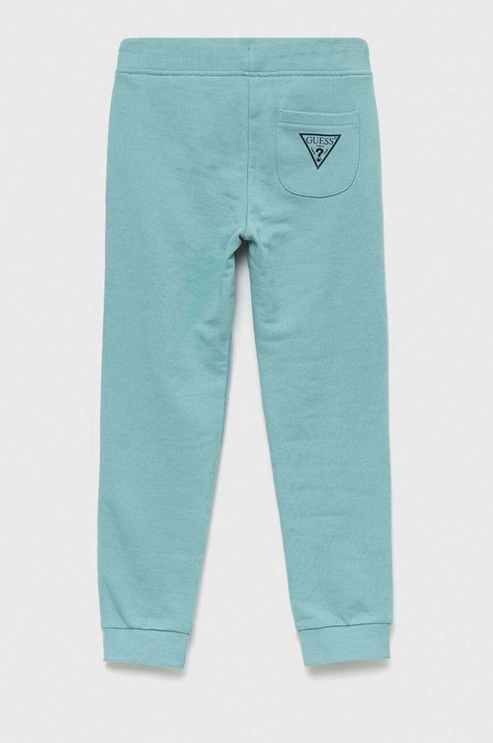 Детские хлопковые штаны Guess N93Q17.KAUG0.PPYX бирюзовый SS23