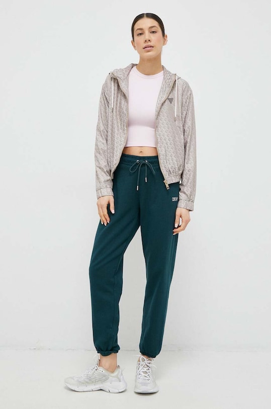 Dkny spodnie dresowe DP2P3235 zielony SS23