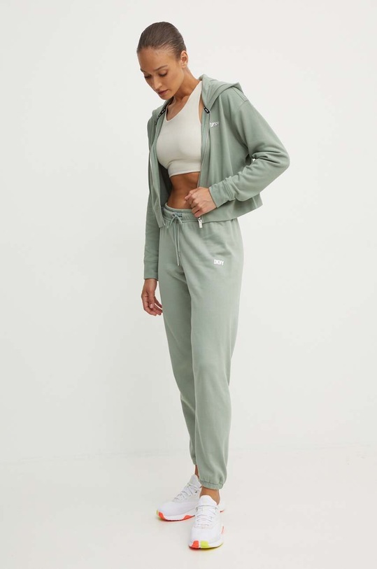 Tepláky Dkny DP2P3235 zelená SS23