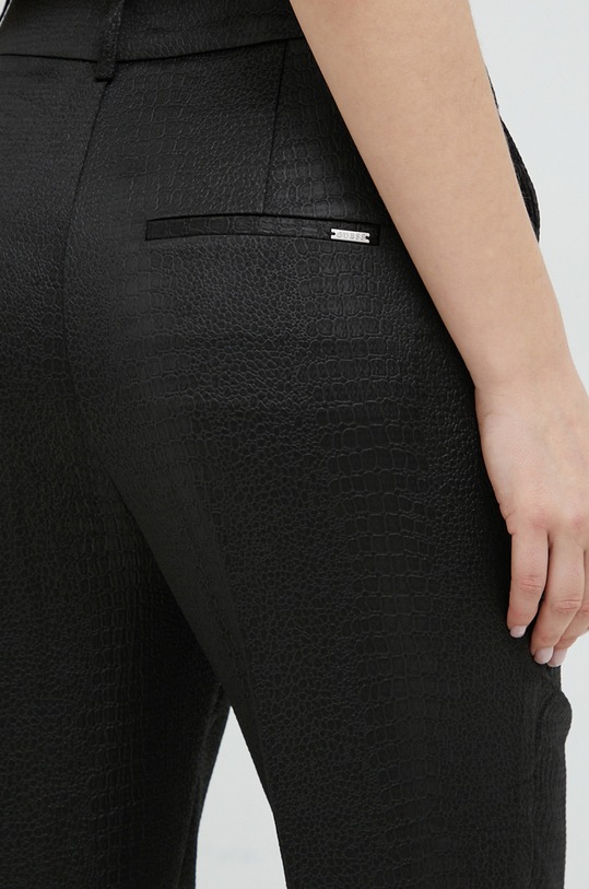 Παντελόνι Guess μαύρο W3RB11.WF562