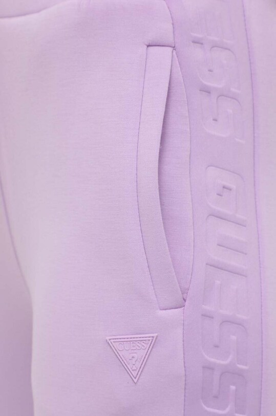 Guess pantaloni de trening violet V3RB21.K7UW2