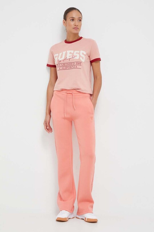 Tepláky Guess BRENDA V3RB21.K7UW2 oranžová AW25