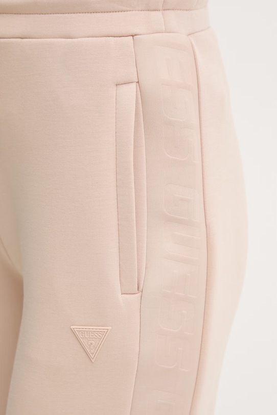 Guess spodnie dresowe BRENDA beżowy V3RB21.K7UW2