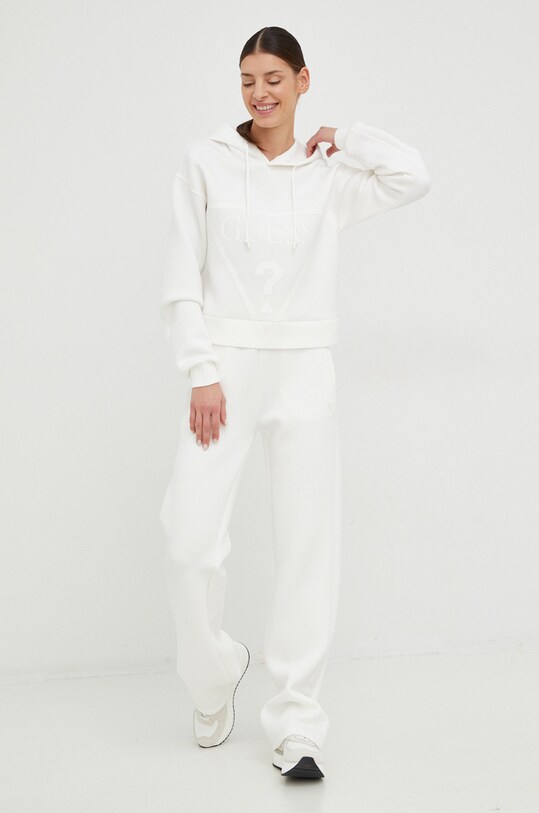 Guess pantaloni de trening V3RB21.K7UW2 bej SS25