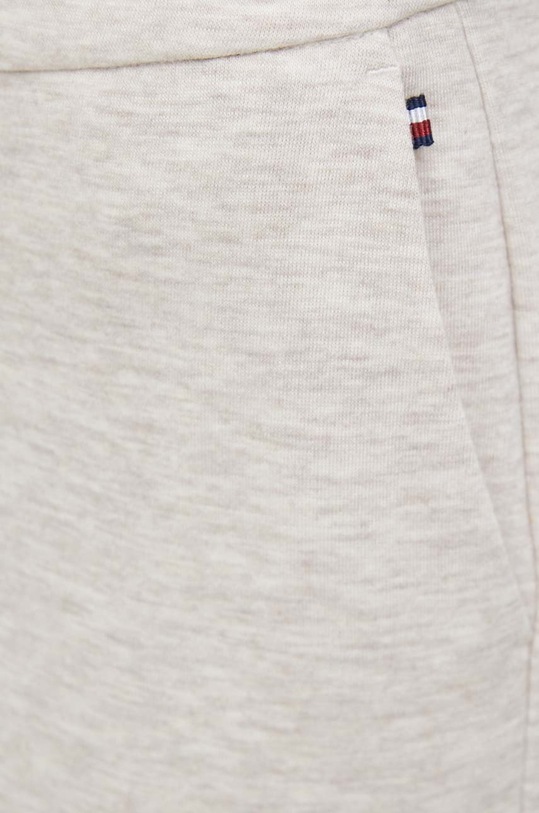hlače s primesjo volne Tommy Hilfiger bež WW0WW37336.PPYX