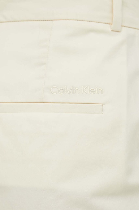 Calvin Klein spodnie beżowy K20K205212.PPYX