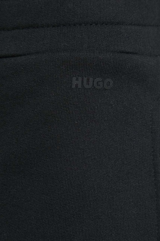 HUGO spodnie dresowe bawełniane czarny 50485036