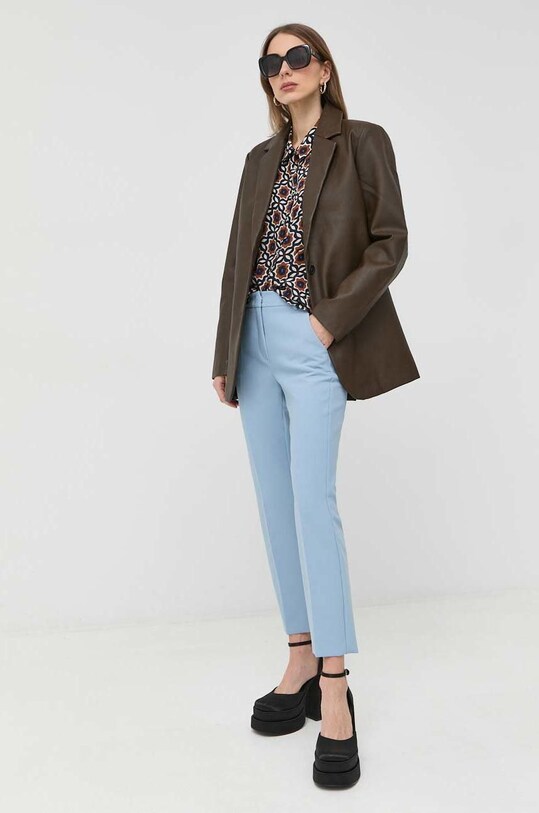 Штани Weekend Max Mara Rana 2351310137600 блакитний SS23