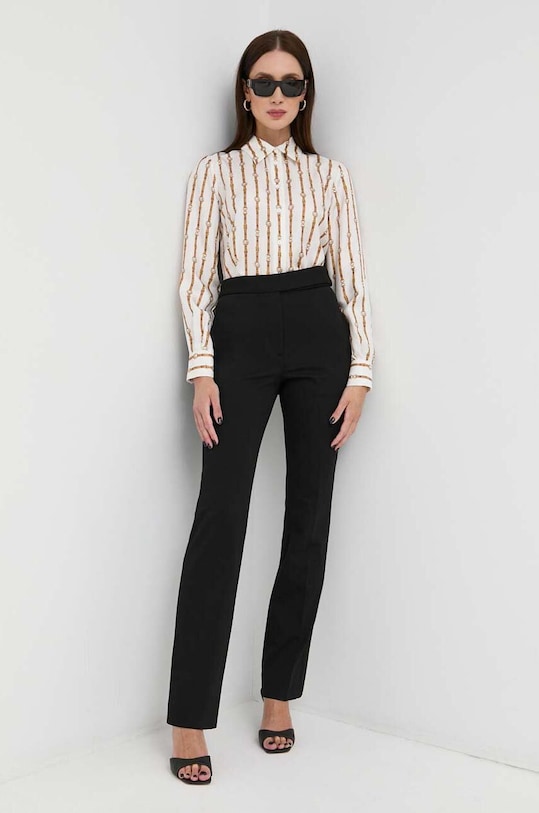 Παντελόνι Victoria Beckham 1123WTR004297D μαύρο SS23