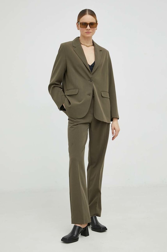 Штани Samsoe Samsoe F22400124 зелений AW23