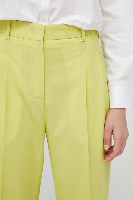 PS Paul Smith spodnie wełniane żółty W2R.207T.K30408