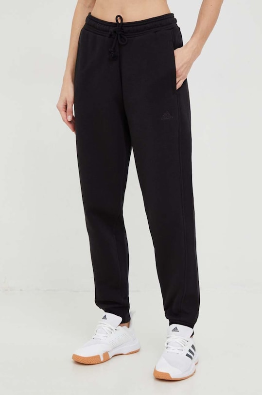 adidas pantaloni de trening tricotaj negru HK0439