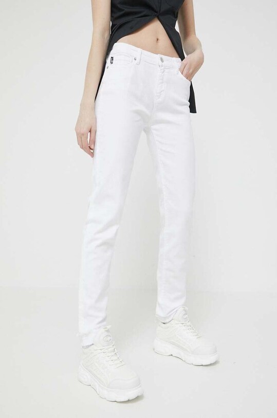Love Moschino jeansy biały W.Q.387.61.S.3981