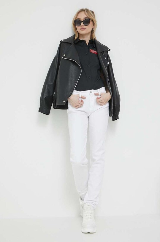 Love Moschino jeansy W.Q.387.61.S.3981 biały SS23
