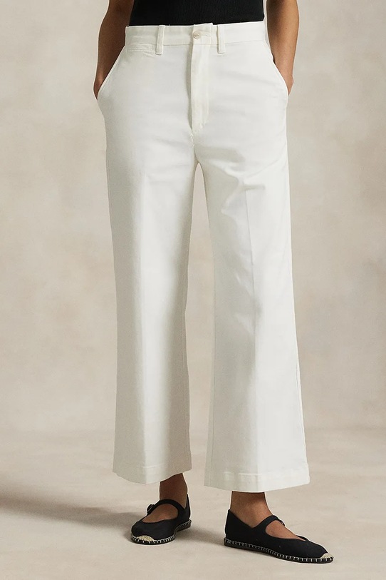 Polo Ralph Lauren spodnie high beżowy 211873988