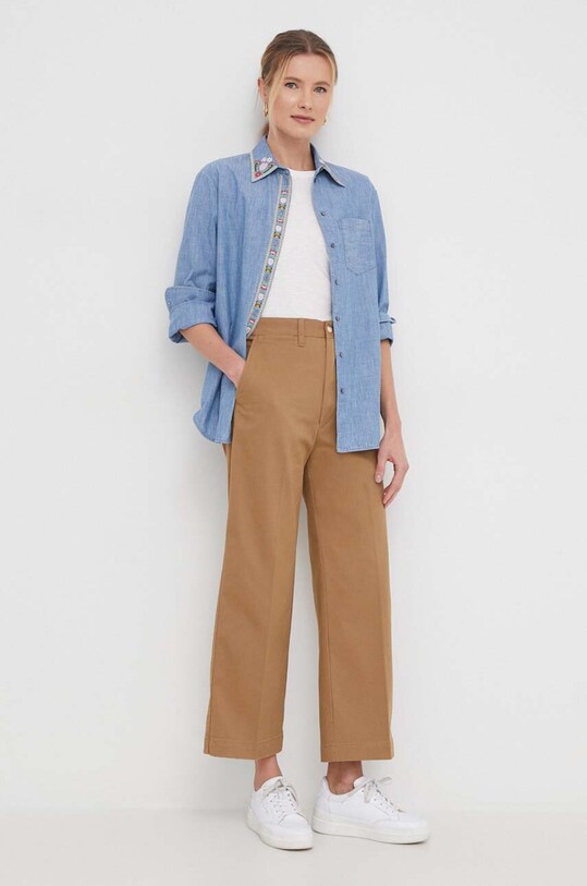Nohavice Polo Ralph Lauren 211873988 béžová SS25