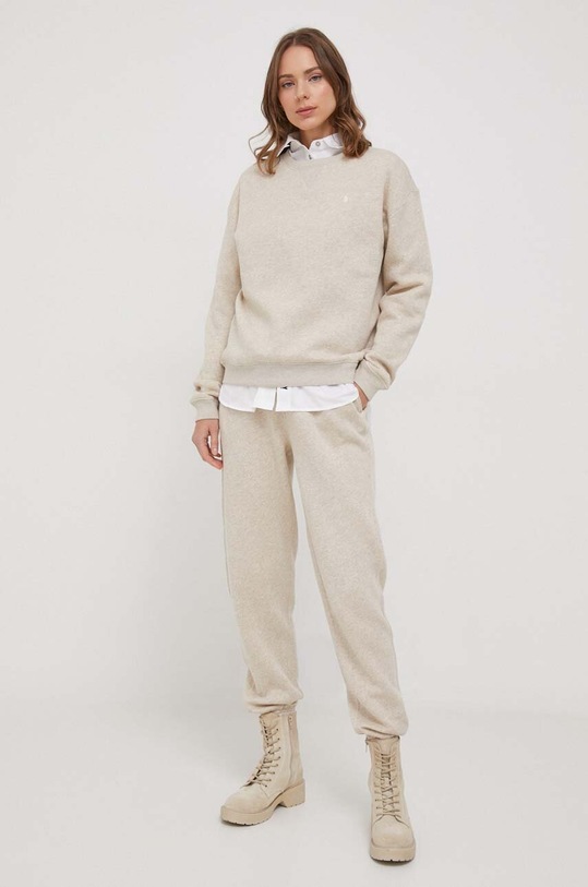 Tepláky Polo Ralph Lauren 211891560 béžová AW23