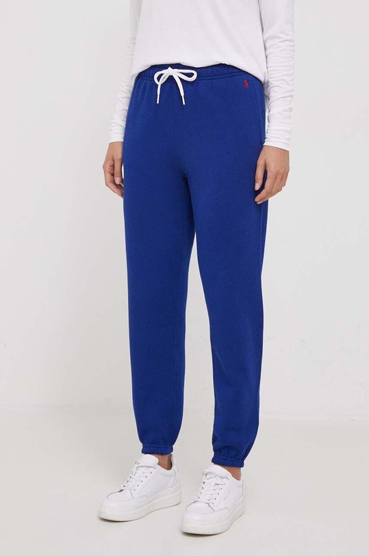 Polo Ralph Lauren spodnie dresowe dzianina niebieski 211891560