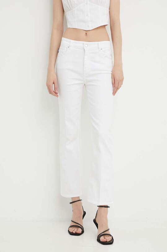 Abbigliamento Love Moschino jeans W.Q.477.01.S.3981 bianco