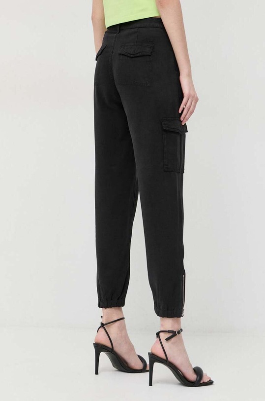 Ρούχα Παντελόνι Guess W2GA20.WDX71 μαύρο