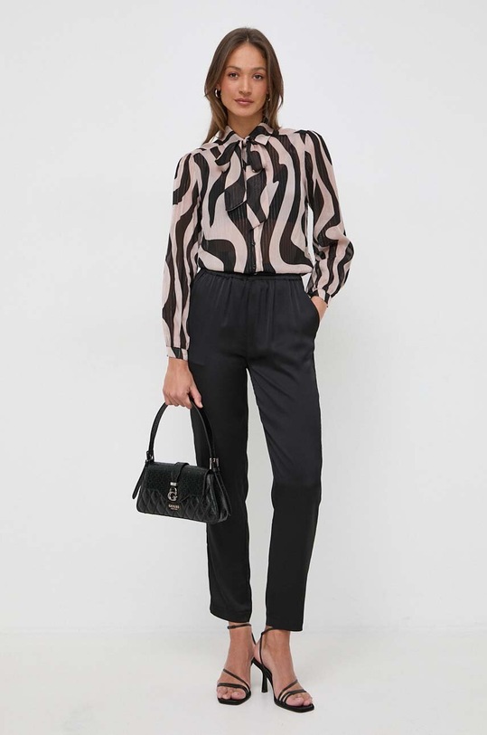 Παντελόνι Guess W3GB13.WD8G2 μαύρο SS24