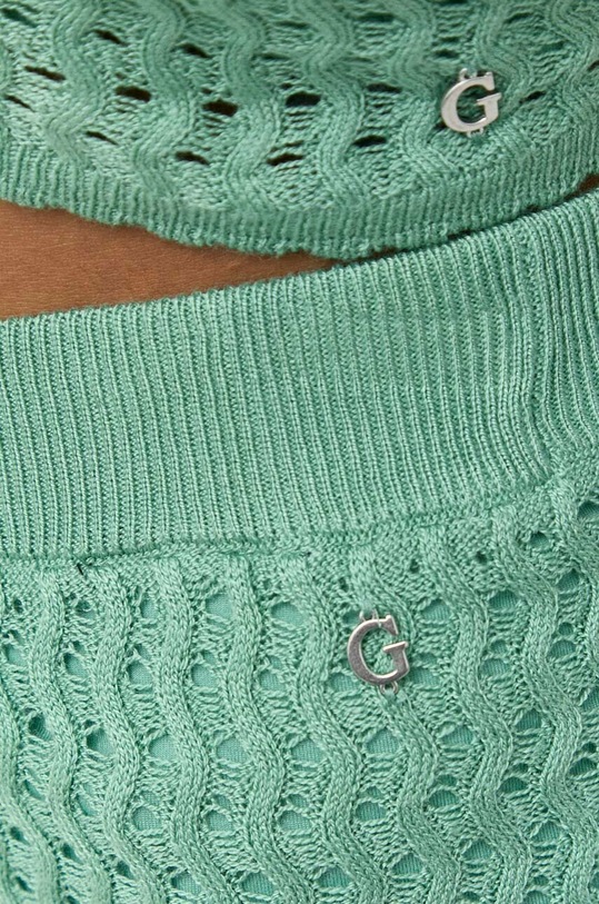 Guess spodnie W3GB01.Z2WK0 zielony