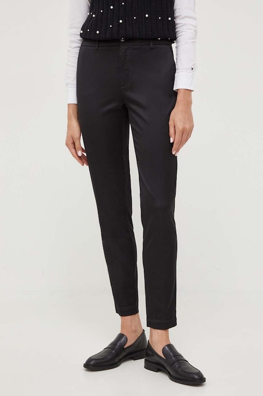 Παντελόνι Guess W3RB01.WF510 μαύρο SS23