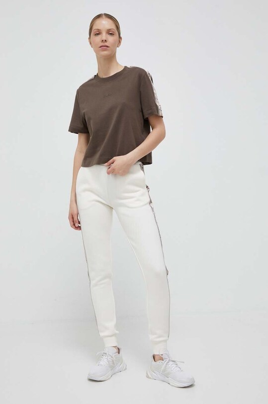 Guess pantaloni de trening BRITNEY V2YB15.KB3P2 bej SS25