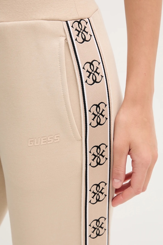 Guess spodnie dresowe BRITNEY V2YB15.KB3P2 beżowy