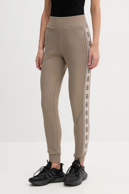 Guess pantaloni de trening BRITNEY bej V2YB15.KB3P2