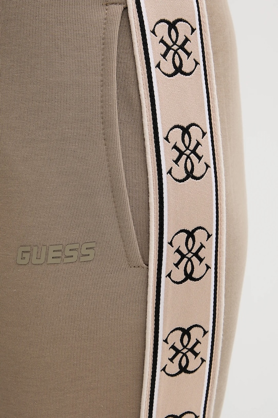 Guess spodnie dresowe BRITNEY beżowy V2YB15.KB3P2