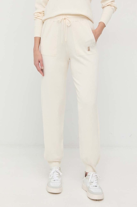 Spodnji del trenirke Patrizia Pepe 8P0499.K087 bež SS23