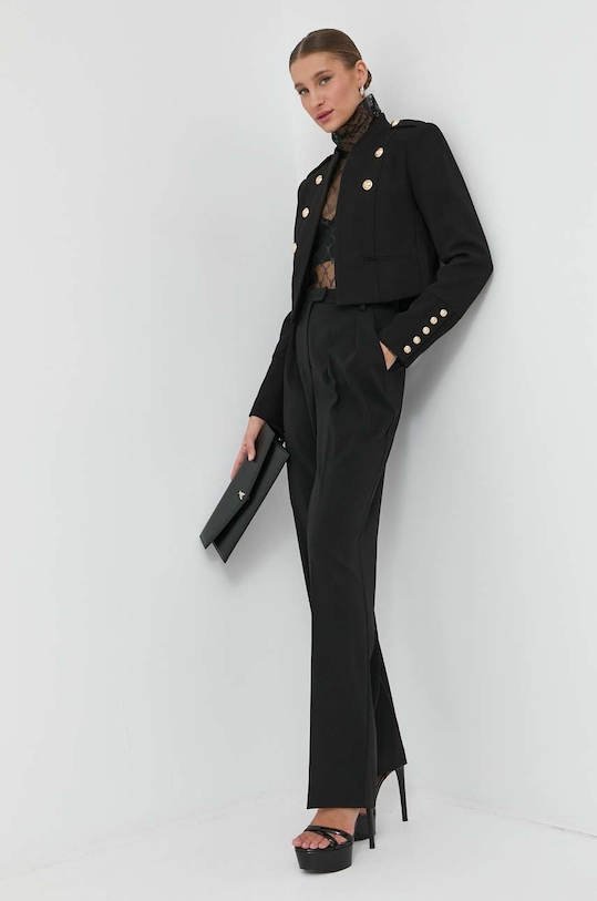 Patrizia Pepe spodnie z elastanem czarny 8P0494.A6F5