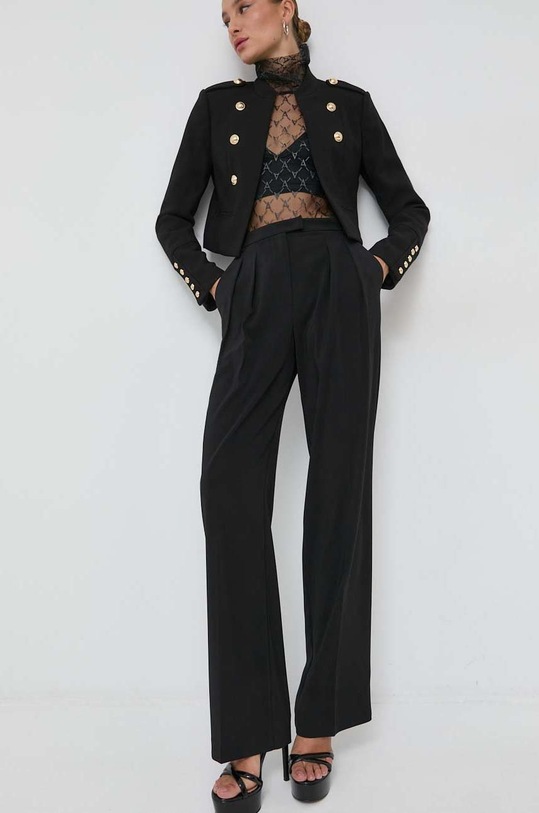Patrizia Pepe spodnie 8P0494.A6F5 czarny SS23