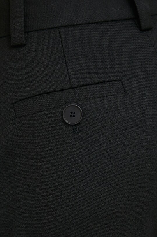 By Malene Birger spodnie z domieszką wełny Q70369017 czarny