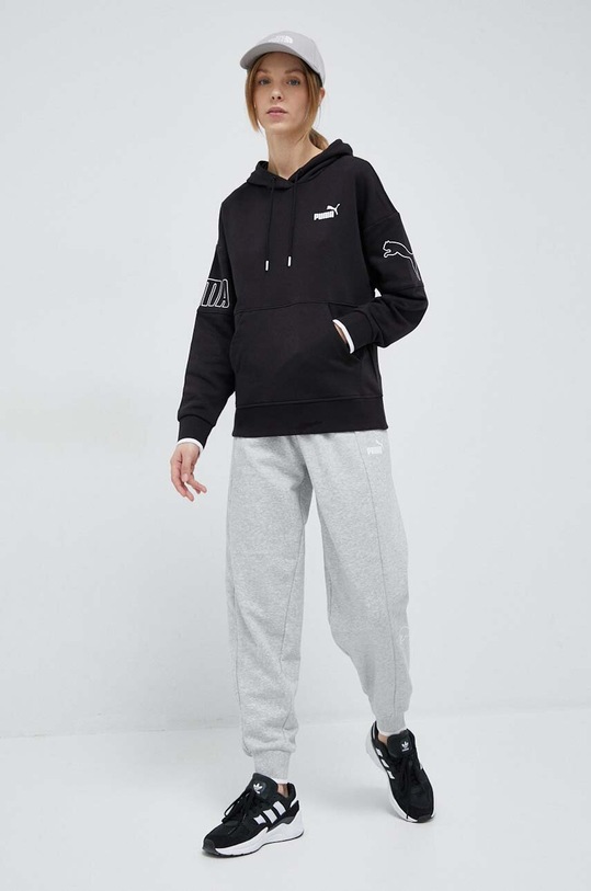 Tepláky Puma 673639 šedá SS23