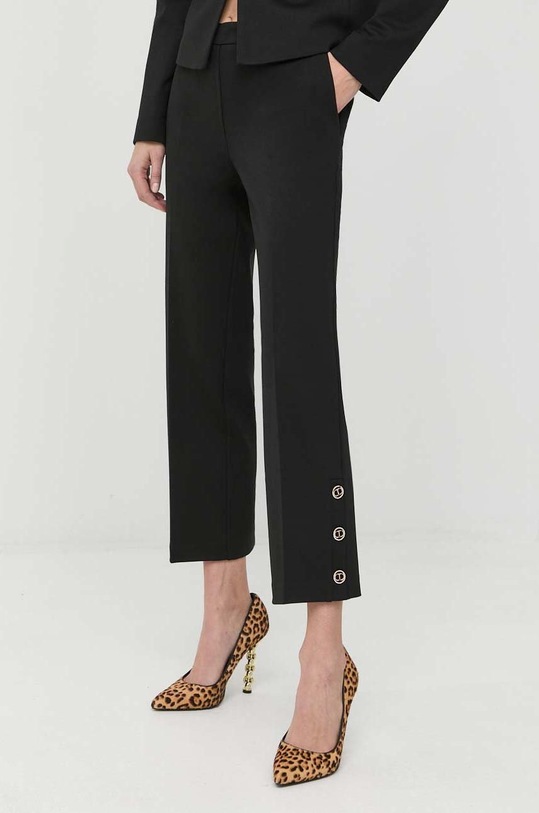 Штани Twinset прямий чорний 231TP2183