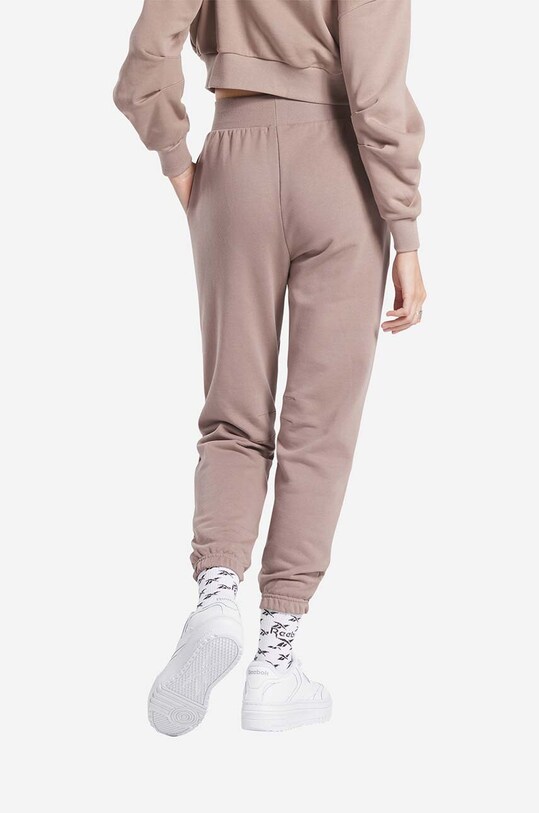 Reebok Classic spodnie dresowe bawełniane WDE FT Jogger HS0395 różowy SS23