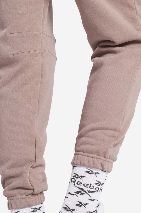 Reebok Classic spodnie dresowe bawełniane WDE FT Jogger różowy HS0395