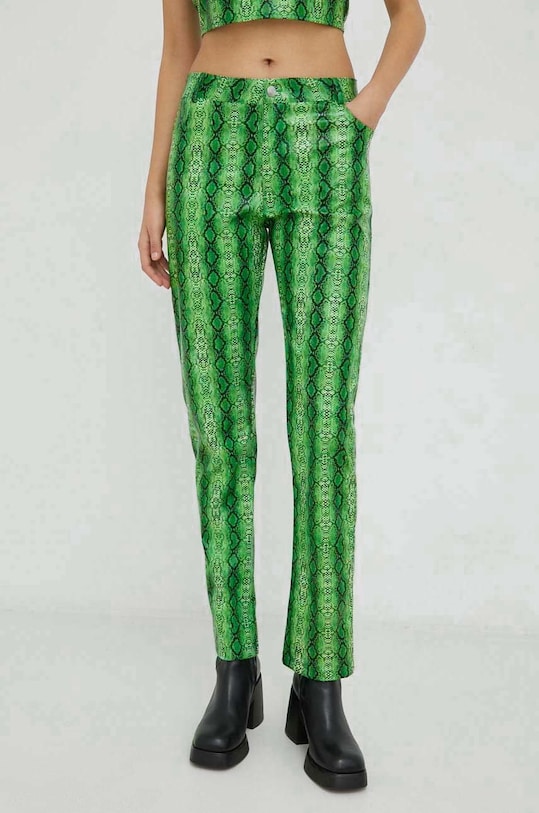 Résumé pantaloni drept verde 17360961