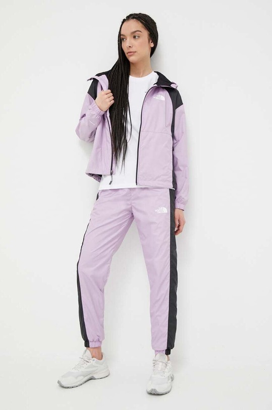 The North Face spodnie dresowe NF0A5J6KHCP1 fioletowy SS23