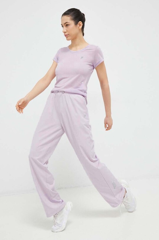 Fila spodnie treningowe Raqusa FAW0375 fioletowy SS23